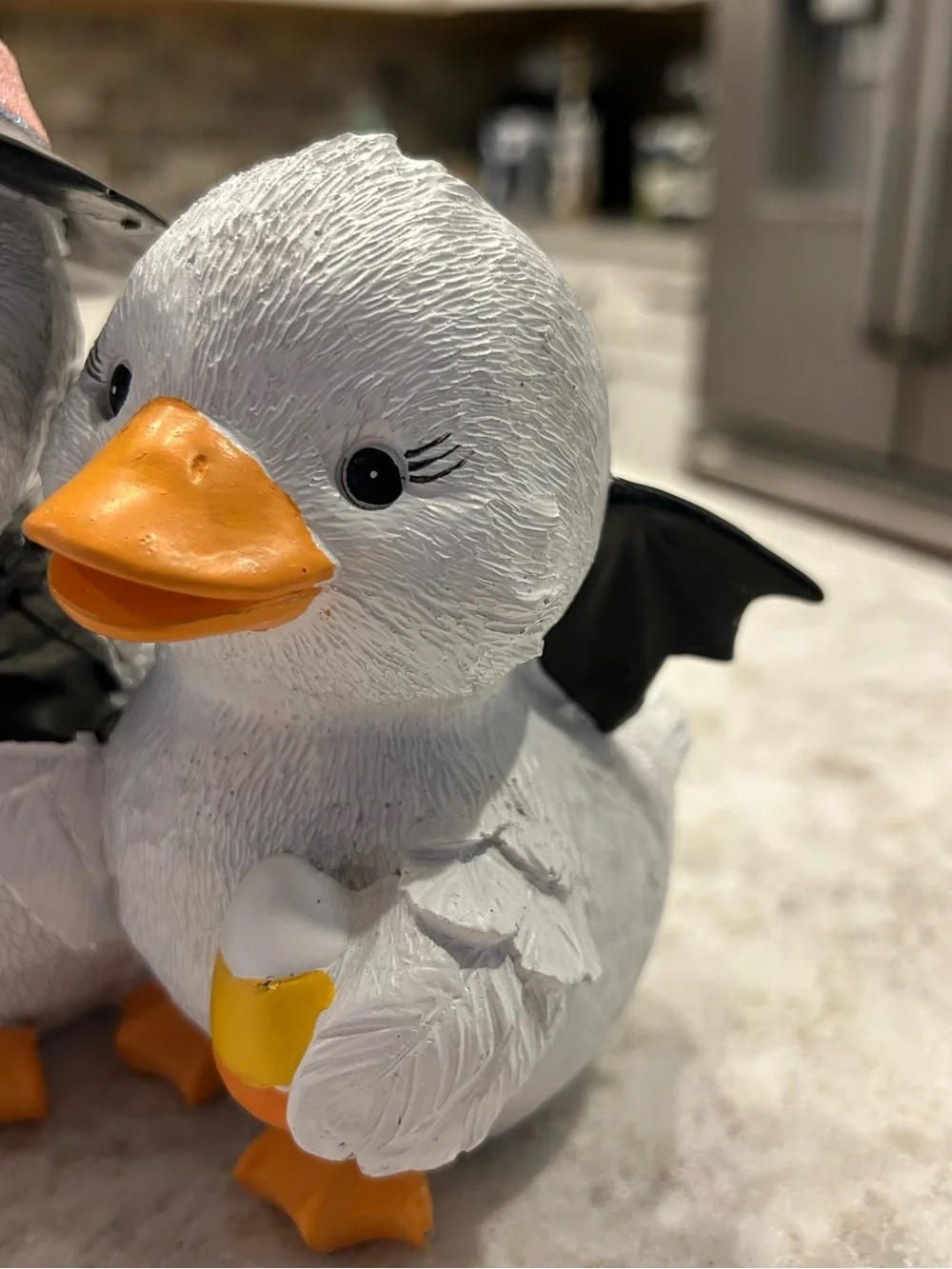 “New” Ghoulish Halloween Duck Trio -Devil/Witch/Bat